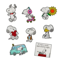 Cheap 8 Piece Peanuts Enamel Pin Set Enamel Pins