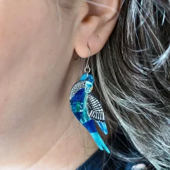 Cheap A Budgie Named Chirp Drop Earrings Earrings