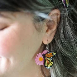 Discount A Butterfly Named Flutter Drop Earrings Earrings