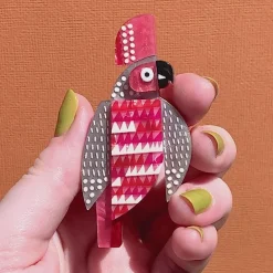 Flash Sale A Cockatoo Named Squawk Brooch Brooches