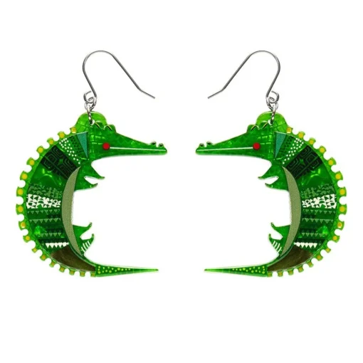 Cheap A Crocodile Named Growl Drop Earrings Earrings