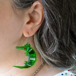 Cheap A Crocodile Named Growl Drop Earrings Earrings