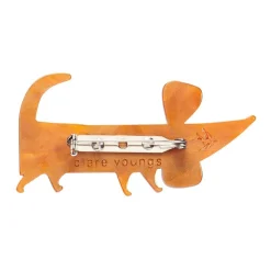 Hot A Dachshund Named Bark Brooch Brooches