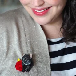 Outlet A Devilish Christmas Brooch Brooches