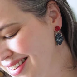 New A Devilish Christmas Earrings Earrings