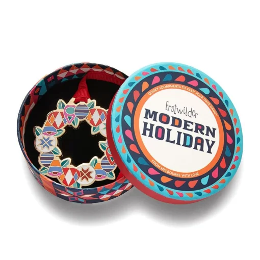 Clearance A Jolly Christmas Enamel Tree Ornament Tree Ornaments