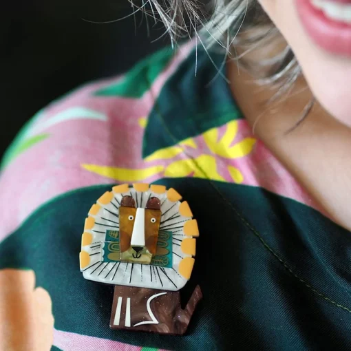 Sale A Lion Named Roar Brooch Brooches
