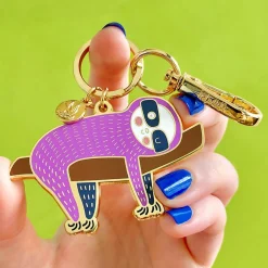 Outlet A Little Sluggish Enamel Key Ring Enamel Key Rings