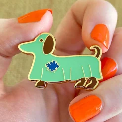 Cheap A Most Ghostly Pooch Enamel Pin Enamel Pins
