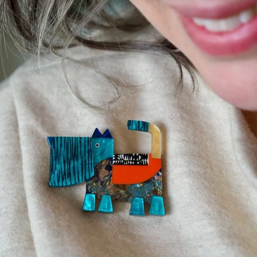 Best Sale A Scottie Named Woof Brooch Brooches