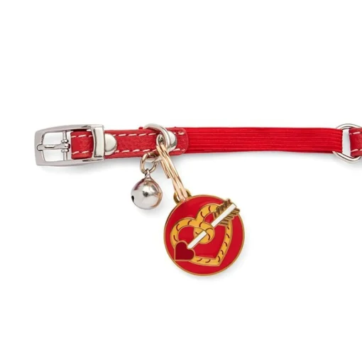 Store A Shot Through The Heart Enamel Pet Charm Enamel Key Rings