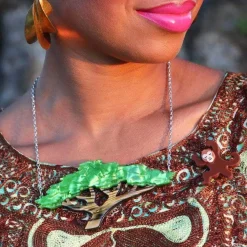 Store Acacia Escape Necklace And Mini Brooch Set Necklaces