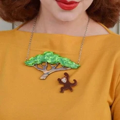 Store Acacia Escape Necklace And Mini Brooch Set Necklaces