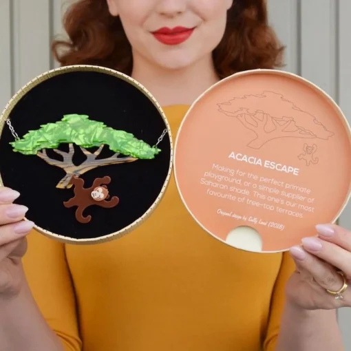 Store Acacia Escape Necklace And Mini Brooch Set Necklaces