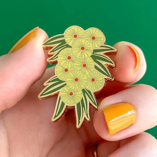 Discount Acacia In Gold Enamel Pin Enamel Pins