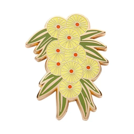 Discount Acacia In Gold Enamel Pin Enamel Pins