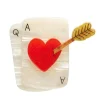 Hot Ace'S High Brooch Brooches