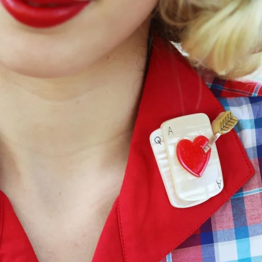 Hot Ace'S High Brooch Brooches