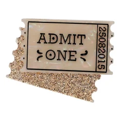 Cheap Admit One Ticket Brooch Brooches