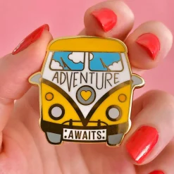 Hot Adventure Awaits Enamel Pin Enamel Pins