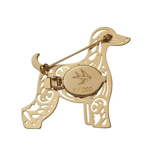 Fashion Ainslee The Afghan Hound Perfume Brooch Brooches