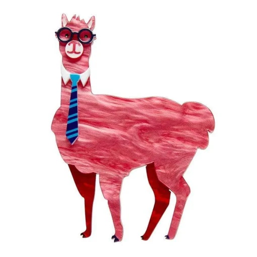 Hot Alan The Alpaca Brooch Brooches