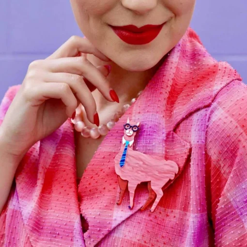Hot Alan The Alpaca Brooch Brooches