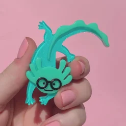 New Alex The Axolotl Brooch Brooches