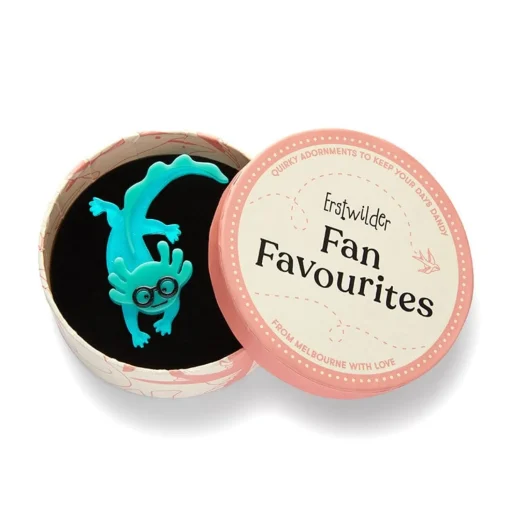 New Alex The Axolotl Brooch Brooches