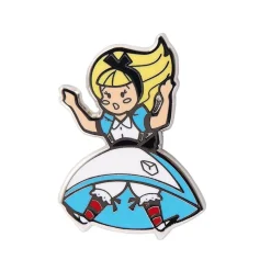Discount Alice Down The Rabbit Hole Enamel Pin Enamel Pins