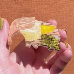 New An Elephant Named Rumble Brooch Brooches
