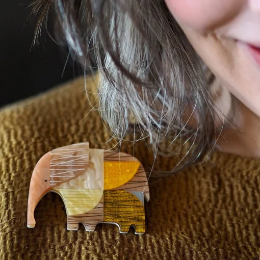 New An Elephant Named Rumble Brooch Brooches