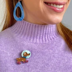 Shop Apollo K9 Mini Brooch Brooches
