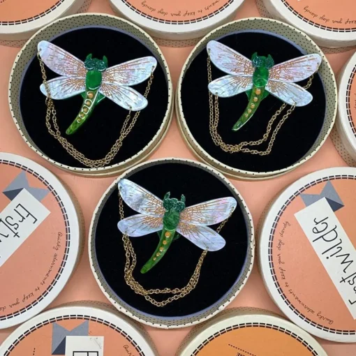 New As The Dragon Flies Brooch Brooches