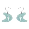 Outlet Atomic Boomerang Glitter Drop Earrings - Blue Essential Earrings
