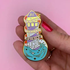 Clearance Be Your Own Guiding Light Enamel Pin Enamel Pins