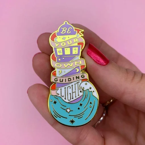 Clearance Be Your Own Guiding Light Enamel Pin Enamel Pins