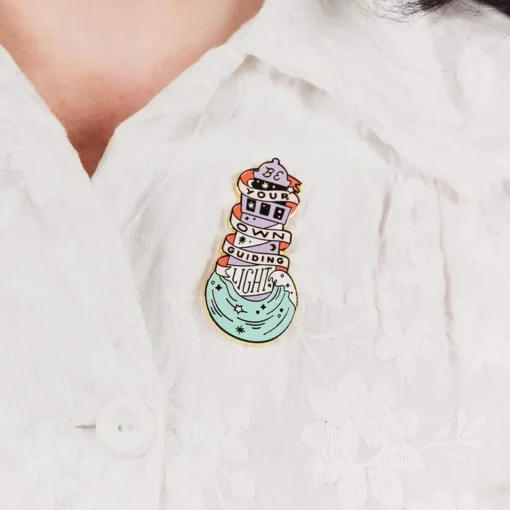 Clearance Be Your Own Guiding Light Enamel Pin Enamel Pins