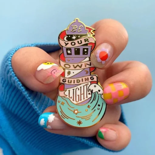 Clearance Be Your Own Guiding Light Enamel Pin Enamel Pins