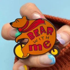 Outlet Bear With Me Enamel Pin Enamel Pins