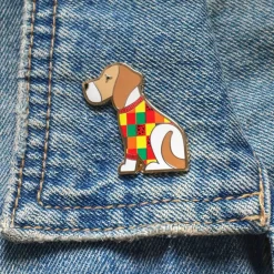 Cheap Beatrice Beagle Enamel Pin Enamel Pins