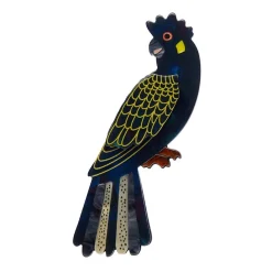 Best Sale Bella The Black Cockatoo Brooch Brooches