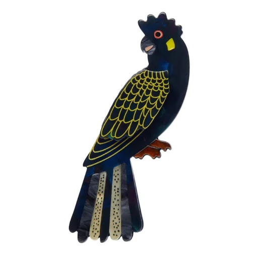 Best Sale Bella The Black Cockatoo Brooch Brooches