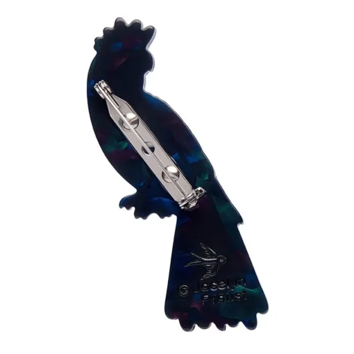 Best Sale Bella The Black Cockatoo Brooch Brooches