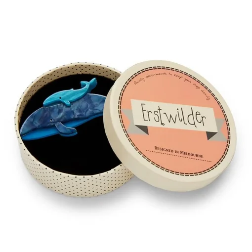Best Sale Benevolent Behemoths Blue Whale Brooch Brooches