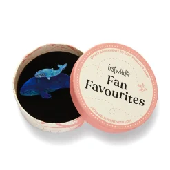 Best Sale Benevolent Behemoths Blue Whale Brooch Brooches