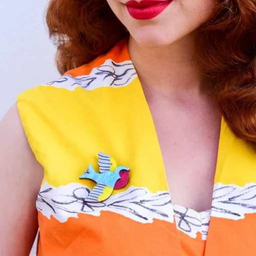 Shop Betty Jo Sparrow Brooch Brooches