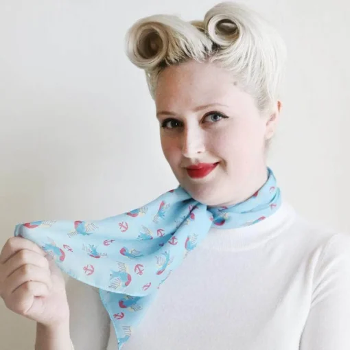 Store Betty Jo Sparrow Head Scarf Scarves