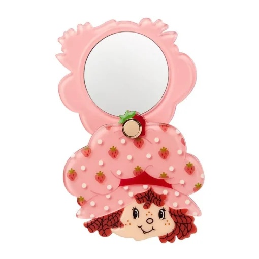 Hot Big Adorable Strawberry Smile Mirror Compact Mirror Compacts