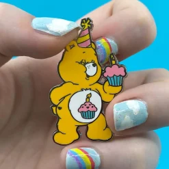 Hot Birthday Bear'S Cake Enamel Pin Enamel Pins